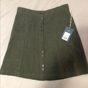 Green skirt